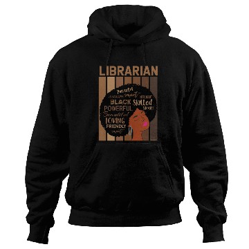 Discover Librarian Melanin African Reading Lover Hoodies
