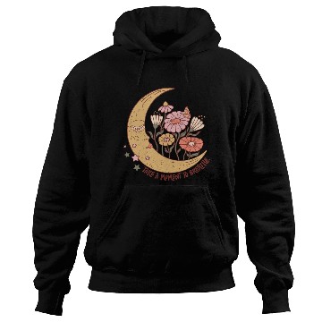 Discover SELF CARE Hoodies, Moon Face, Wild Flower Hoodies