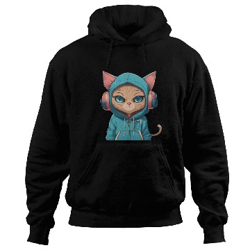 Discover Music lover cat Hoodies