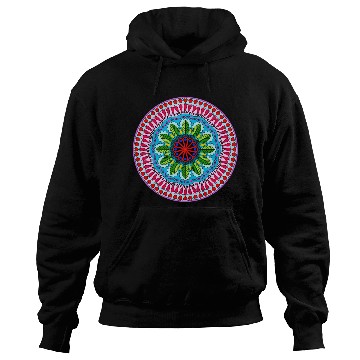 Discover Colorful Mandala Pattern Modern 9 Hoodies