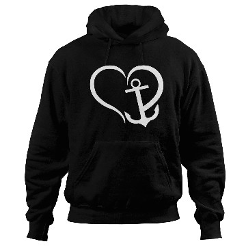 Discover Preppy Nautical Anchor For Sailors Boaters Hoodies