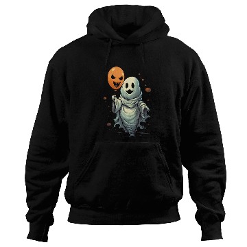 Discover Balloon Halloween Trick Or Treat Spooky Boo Ghost Hoodies
