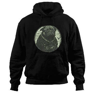 Discover Tough Pug Circle Hoodies