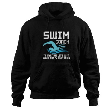 Discover Swim Teacher Swimming Coach Hoodies