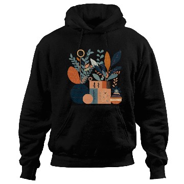 Discover Floral Modern Geometric Mid Century 3 Hoodies