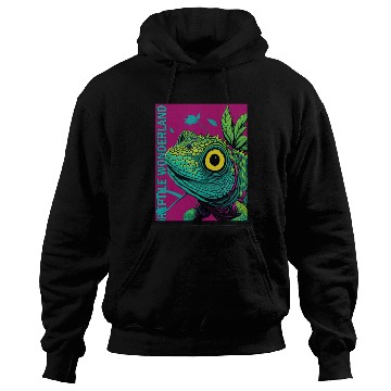 Discover Psychedelic Reptile Wonderland Retro Designs 7 Hoodies