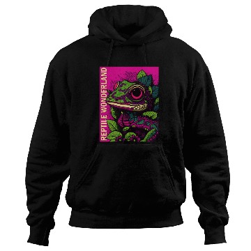 Discover Psychedelic Reptile Wonderland Retro Designs 9 Hoodies