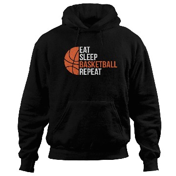 Discover Basketball Coach Eat Sleep Basketball Repeat Hoodies