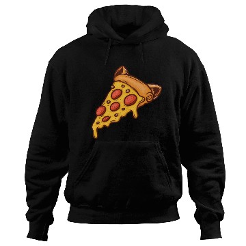 Discover Pizza Cat Cat Lover Pizza Slice Cheese Hoodies