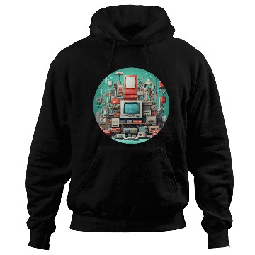 Discover Retro Gaming Magic: Unleash the 8-Bit Nostalgia! Hoodies