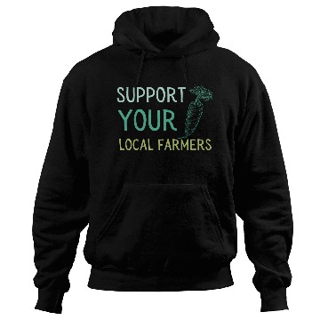 Discover Support Local Farmers Carrot Hoodies