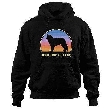 Discover Border Collie Sunset Dog Hoodies