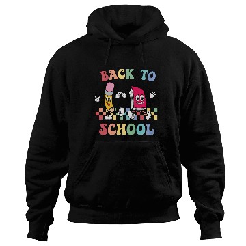 Discover Back To School, Cute, Retro, Vintage, Checkerboard Hoodies