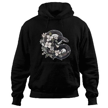 Discover Gothic Aesthetic Cute Floral Snake Hoodies