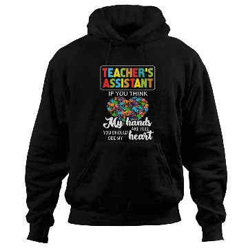 Discover Teacher Assistant Cute Heart Quote Gift Hoodies For