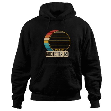 Discover Total Solar Eclipse New York Rochester EclipseRoch Hoodies