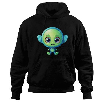 Discover Kawaii Laughing Alien Hoodies