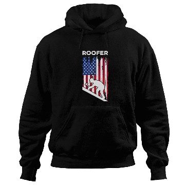 Discover Roofing Worker Roofer Worker Roofer - Roofer US Fl Hoodies