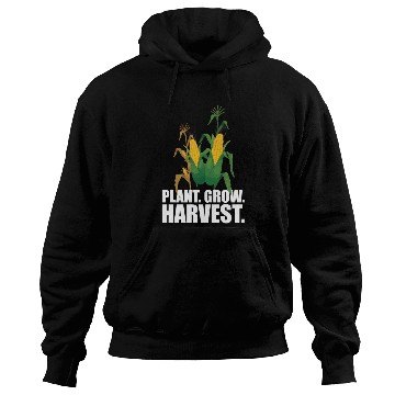 Discover Corn Farmer Plant Grow Harvest Hoodies