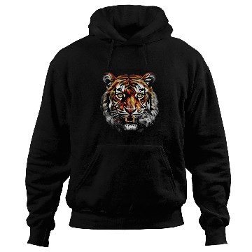 Discover Tiger and tribal pattern Hoodies
