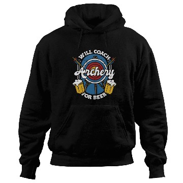 Discover Archery Beer Archery Coach Hoodies