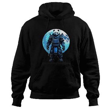 Discover Panda Shadowblade: Ninja Samurai Elegance Hoodies
