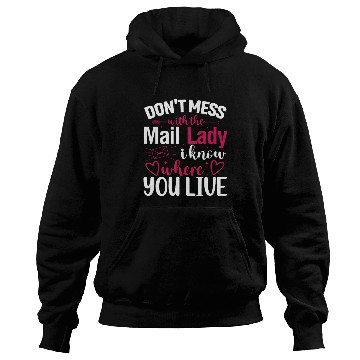 Discover Postal Worker Hoodies Funny Mail Carrier Mail Lady Pos