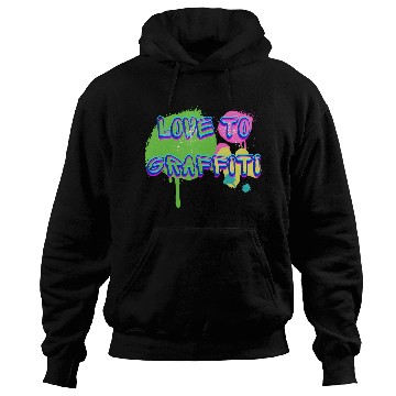 Discover Love to graffiti, street art Hoodies