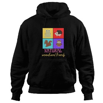 Discover Natural woodland animals Hoodies