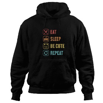Discover Eat Sleep Be Cute Repeat Panda Bear Friend Lover Hoodies