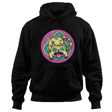 Discover Psychedelic Trippy Cat Hoodies