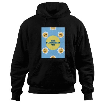 Discover Happy sun smile quote poster Hoodies