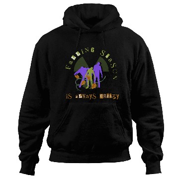Discover Falling seasonis always creepy Hoodies