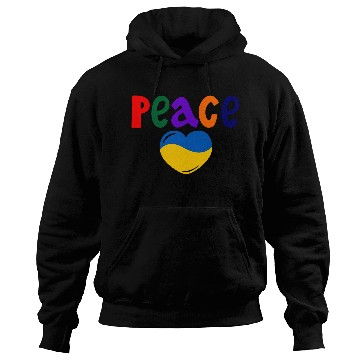 Discover Heart peace ukraine colors Peace Hoodies