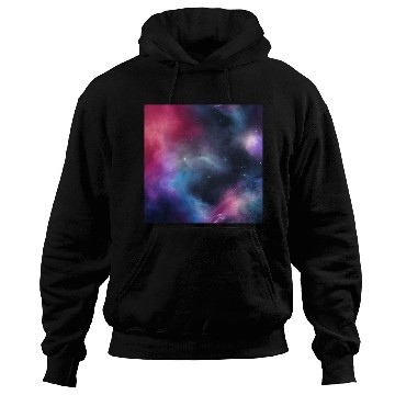 Discover Galaxy nebula abstract design Hoodies