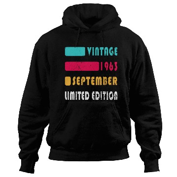 Discover september 1963 Anniversary september 1963 septembe Hoodies