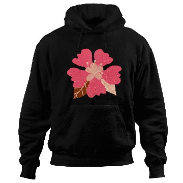 Discover Hot Pink Hibiscus Flower Hoodies