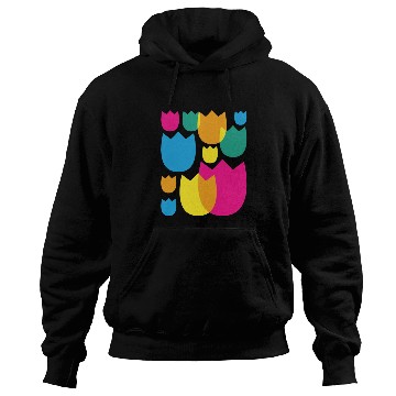 Discover Tulips Retro Florist Flowers Tulip Hoodies