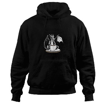 Discover Angry Dragon Coffee Phrase Hoodies
