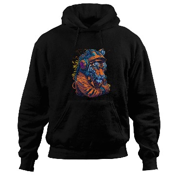 Discover splash tiger street Hoodies