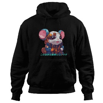 Discover R3d DataHam // Cyberpunk Hamster Hoodies