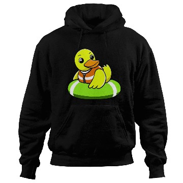 Discover A Lazy Duck Is Swimming Hoodies