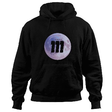 Discover Purple Moon Angel Numbers 111 Hoodies