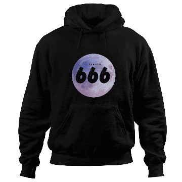 Discover Purple Moon Angel Numbers 666 Hoodies