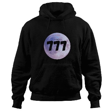 Discover Purple Moon Angel Numbers 777 Hoodies