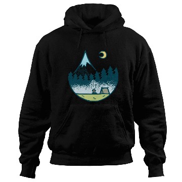 Discover Keep It Simple (Camping At Night) Hoodies