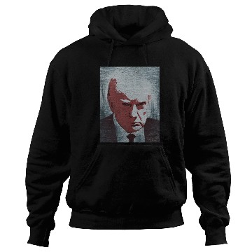 Discover Donald Trump mugshot graffiti Hoodies