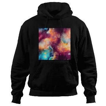 Discover Galaxy nebula abstract design Hoodies