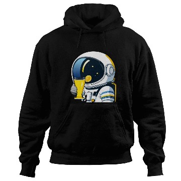 Discover astronaut drinks lemon tea Hoodies
