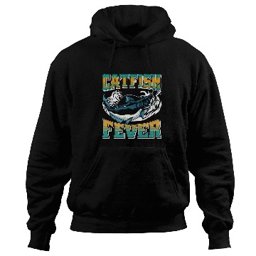 Discover Noodling Flathead Fishing Catfish Angler Hoodies